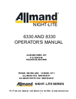 Allmand NIGHT-LITE 6330 Operator'S Manual preview