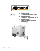 Allmand SH-750 Operator'S Manual preview