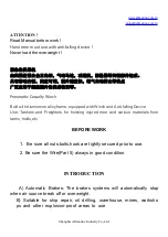 Preview for 2 page of ALLMARINE AMCW-250 Operation Manual