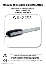 Предварительный просмотр 17 страницы Allmatic AX-222 Technical Installation Manual