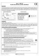 Allmatic B.RO 44 Series Quick Start Manual preview