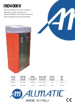 Allmatic IND4000V Series Manual preview