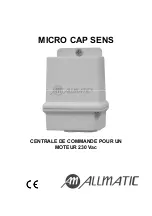 Предварительный просмотр 17 страницы Allmatic MICRO CAP SENS Manual