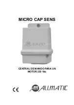 Предварительный просмотр 25 страницы Allmatic MICRO CAP SENS Manual