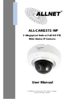 Preview for 1 page of Allnet ALL-CAM2372-WP User Manual