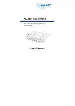 Предварительный просмотр 1 страницы Allnet ALL-HPNA3 User Manual