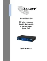 Preview for 1 page of Allnet ALL-SG8205PD User Manual