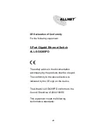 Preview for 20 page of Allnet ALL-SG8205PD User Manual