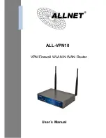 Предварительный просмотр 1 страницы Allnet ALL-VPN10 User Manual