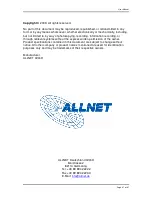 Preview for 47 page of Allnet ALL0239-3G User Manual