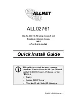 Preview for 1 page of Allnet ALL02761 Quick Install Manual