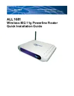 Preview for 1 page of Allnet ALL1681 Quick Installaion Manual