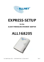 Preview for 1 page of Allnet ALL168205 Express-Setup