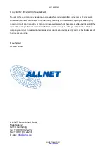 Предварительный просмотр 8 страницы Allnet ALL168250 Quick Installation Manual