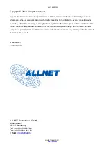 Предварительный просмотр 9 страницы Allnet ALL168500 Quick Installation Manual