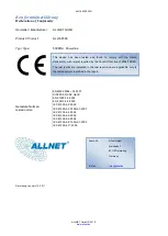 Предварительный просмотр 10 страницы Allnet ALL168500 Quick Installation Manual