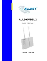 Preview for 1 page of Allnet ALL500VDSL2 User Manual