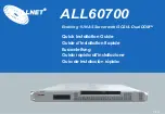 Allnet ALL60700 Quick Installation Manual preview