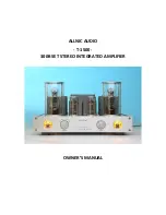 Preview for 1 page of ALLNIC AUDIO T-1500 Owner'S Manual