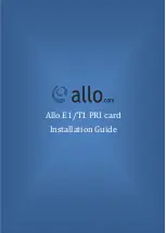 Preview for 1 page of Allo.com 4aCP1e Installaton Manual