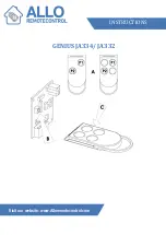 Allo RemoteControl GENIUS JA334 Instructions предпросмотр