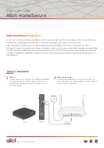 Preview for 1 page of Allot HomeSecure Quick User Manual