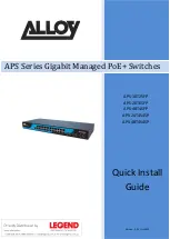 Preview for 1 page of Alloy APS-10T2SFP Quick Install Manual