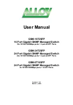 Предварительный просмотр 1 страницы Alloy GSM-16T2SFP User Manual