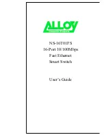 Preview for 1 page of Alloy NS-16T01FS User Manual