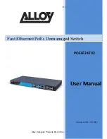 Предварительный просмотр 1 страницы Alloy POEFE24TV2 User Manual