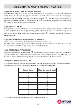 Предварительный просмотр 10 страницы allpa PT1356 Use, Installation And Maintenance Instructions