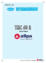 allpa TWIN DISC TECHNODRIVE MC 60 A Service Manual preview