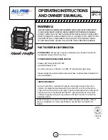 Preview for 9 page of Allpro Handi-Heater SPC-9 Operating Instructions Manual