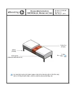 Preview for 1 page of Allseating FOSTER Bench, Ottoman and Table Disassembly Instructions