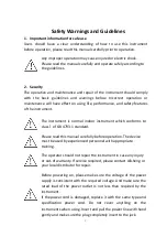 Предварительный просмотр 3 страницы Allsheng Auto-Pure Mini Operation Manual