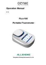 Allsheng OZYME Fluo-100 Series Operation Manual preview