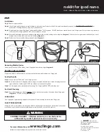 ALLSOP Clingo Neklit for iPod nano Quick Start Manual preview