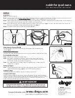 Preview for 2 page of ALLSOP Clingo Neklit for iPod nano Quick Start Manual