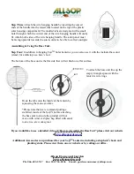 Preview for 2 page of ALLSOP Soji Solar Lantern Instruction Set