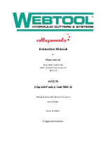 Preview for 1 page of ALLSPEEDS Webtool HCV270 Instruction Manual