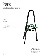 Allsteel Park Easel Installation Packet предпросмотр