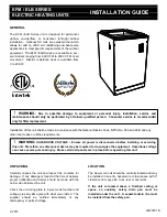 Preview for 1 page of Allstyle EFM Series Installation Manual