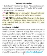 Preview for 3 page of Allterco Robotics Shelly Plug S User Manual