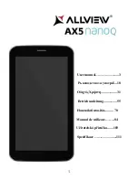 Preview for 1 page of Allview AX5 NANOQ User Manual