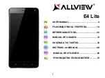 Allview E4 Lite User Manual preview