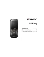 Предварительный просмотр 1 страницы Allview L5 Easy User Manual