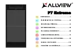 Allview P7 Extreme User Manual preview