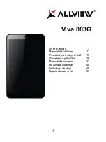 Preview for 1 page of Allview Viva 803G User Manual