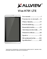 Preview for 1 page of Allview Viva H701 LTE User Manual