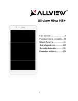 Allview Viva H8 User Manual preview